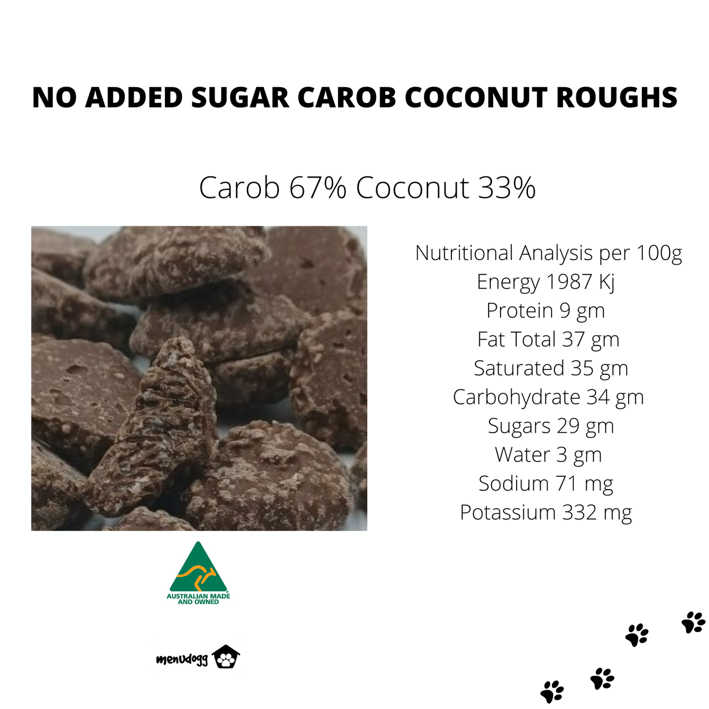 Carob and Coconut Roughs